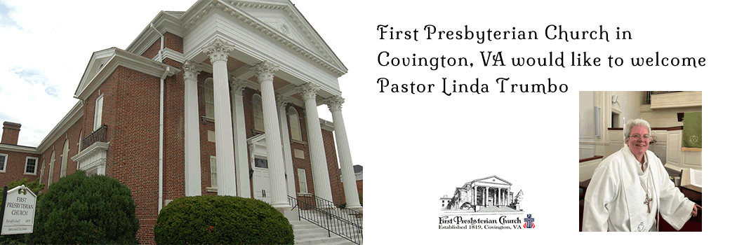 Pastor Linda Trumbo, First Presbyterian Church in Covington Virginia